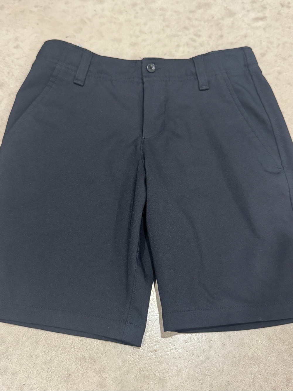 Under Armour Navy Flat-Front Performance Shorts